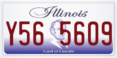 IL license plate Y565609