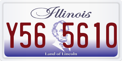 IL license plate Y565610
