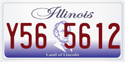 IL license plate Y565612
