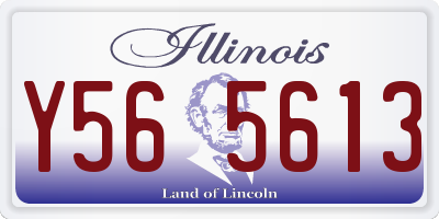 IL license plate Y565613