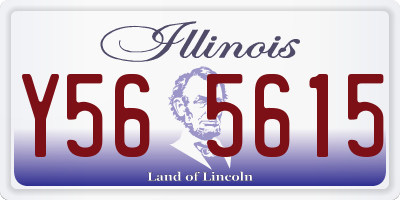 IL license plate Y565615