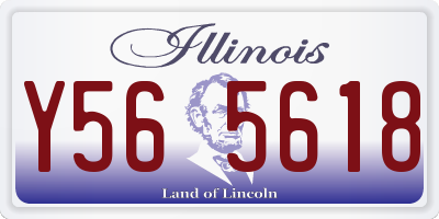IL license plate Y565618