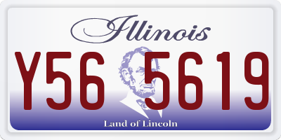 IL license plate Y565619