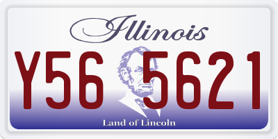 IL license plate Y565621
