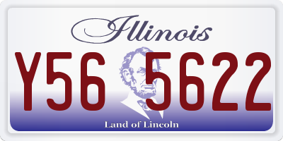IL license plate Y565622