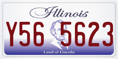 IL license plate Y565623
