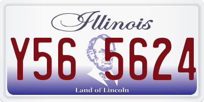 IL license plate Y565624