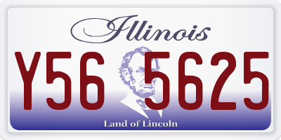 IL license plate Y565625