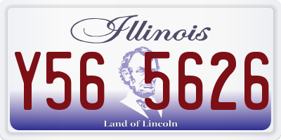 IL license plate Y565626