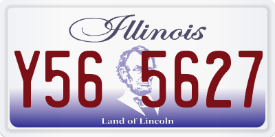 IL license plate Y565627