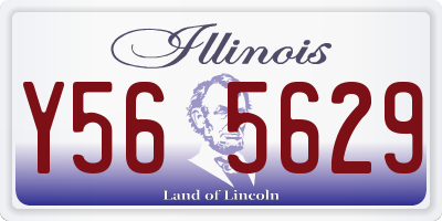 IL license plate Y565629