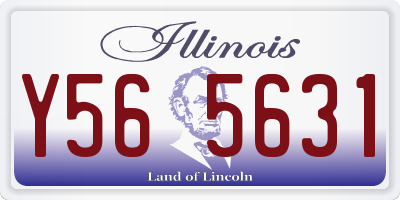 IL license plate Y565631