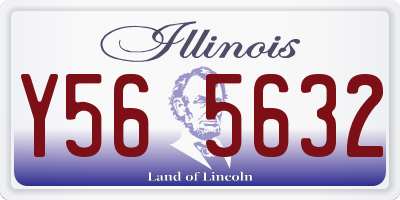 IL license plate Y565632