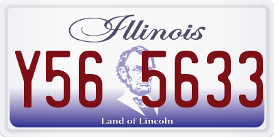 IL license plate Y565633