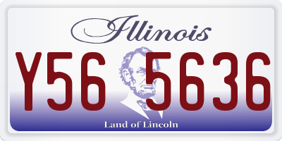 IL license plate Y565636