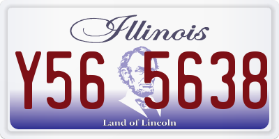 IL license plate Y565638