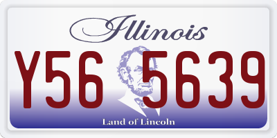 IL license plate Y565639