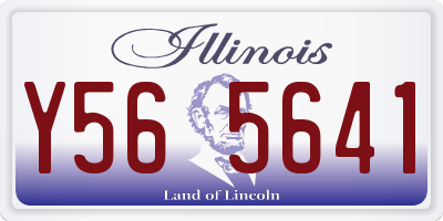 IL license plate Y565641