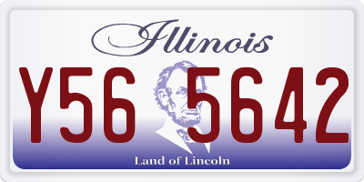 IL license plate Y565642