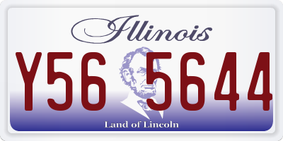 IL license plate Y565644