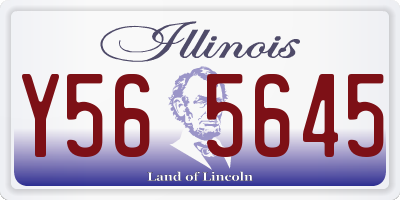 IL license plate Y565645