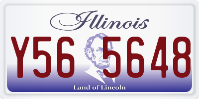 IL license plate Y565648