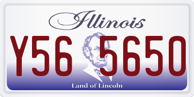IL license plate Y565650