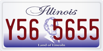 IL license plate Y565655