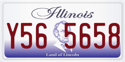 IL license plate Y565658
