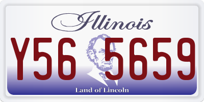 IL license plate Y565659