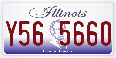 IL license plate Y565660