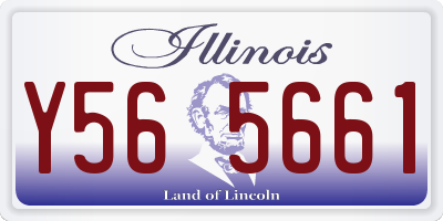 IL license plate Y565661