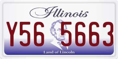 IL license plate Y565663