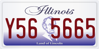 IL license plate Y565665