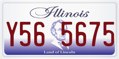 IL license plate Y565675