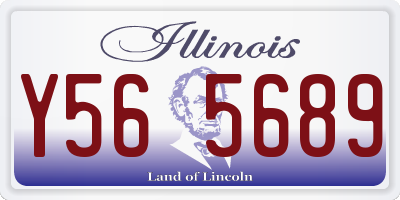 IL license plate Y565689