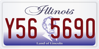 IL license plate Y565690