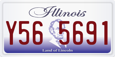 IL license plate Y565691