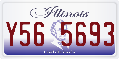 IL license plate Y565693