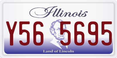 IL license plate Y565695