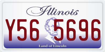IL license plate Y565696