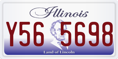 IL license plate Y565698