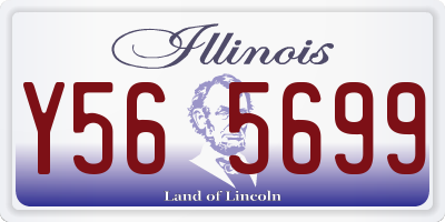 IL license plate Y565699