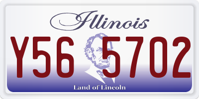 IL license plate Y565702