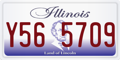 IL license plate Y565709