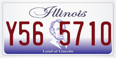 IL license plate Y565710