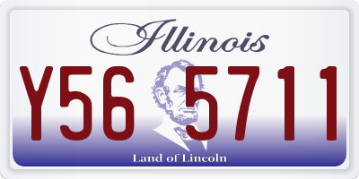 IL license plate Y565711