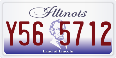 IL license plate Y565712