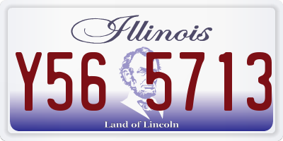 IL license plate Y565713