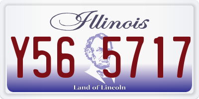 IL license plate Y565717